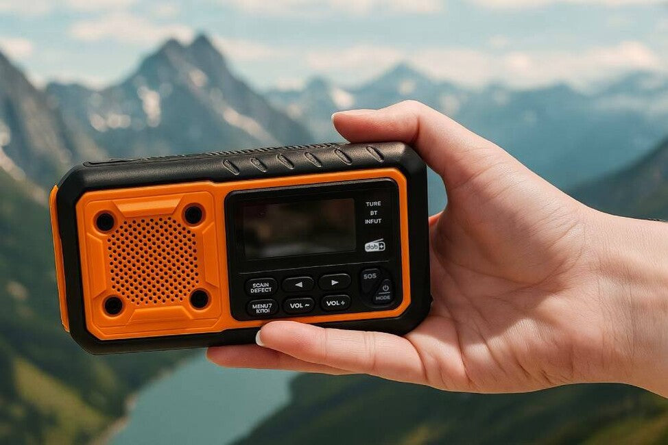 Liber Montis Sonus Multifunktionales DAB/DAB+ FM-Radio mit Bluetooth 5.1 und SOS-Funktion