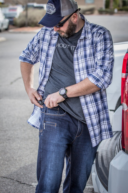 Helikon Greyman Tactical Jeanshose Denim dark blue