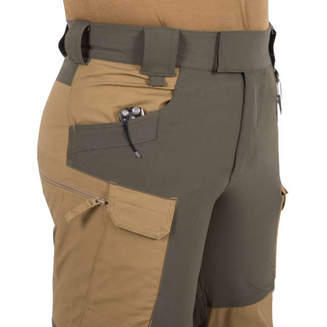 Helikon-Tex Hybrid Outback-Hosen - DuraCanvas, coyote/schwarz
