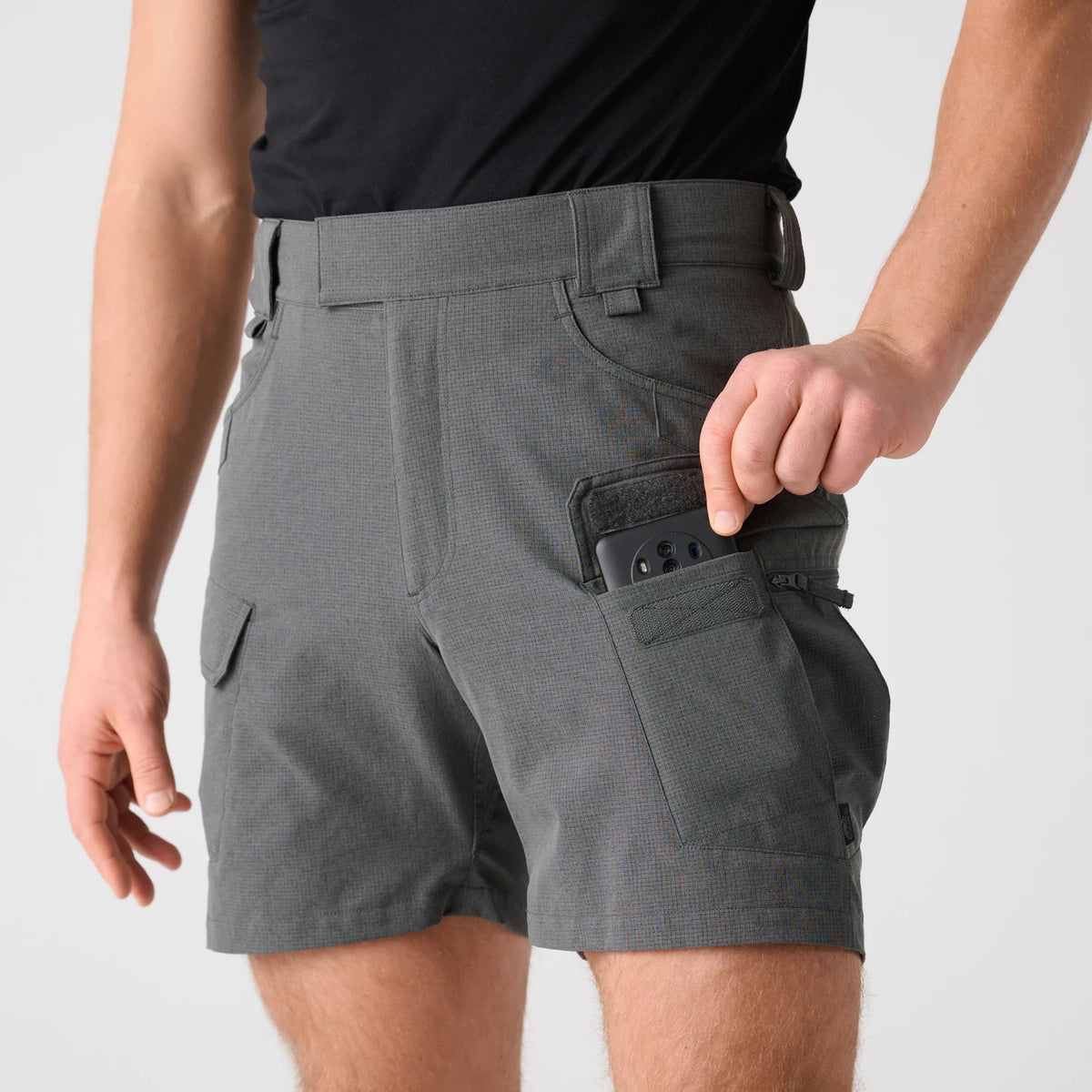 Helikon-Tex OTS Ultra AeroTech kraťasy, taiga green – detail 2
