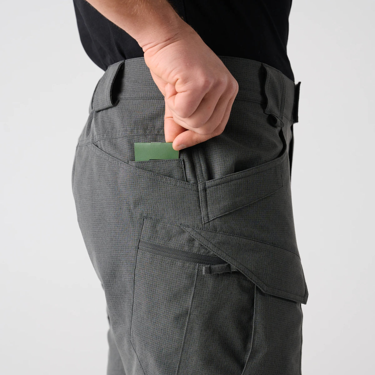 Helikon-Tex OTS Ultra AeroTech kraťasy, taiga green – detail 4