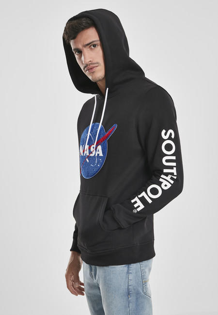 NASA Southpole Insignia Logo Herren- Kapuzenpullover