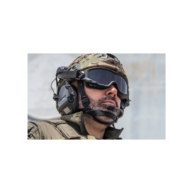 WILEY X SPEAR Tactical Glasses - Smoke + Clear Lenses / Matte Black Frame