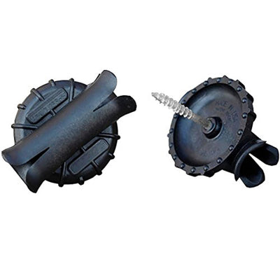 Speed Cinch Spinner Befestigungsschraube Schwarz 2 Stück