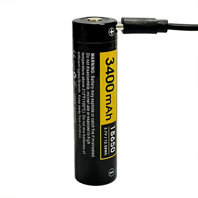 Speras RC34 wiederaufladbare lithium-taschenlampe 18650 3400mAh