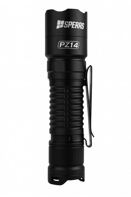 Speras PZ 14 taktische taschenlampe, schwarz