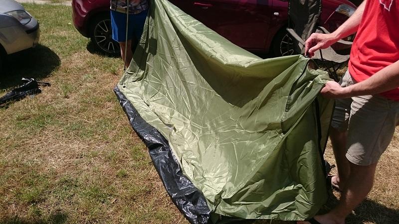 MFH Minipack Tent 2 Person BW Camo 213x137x97cm