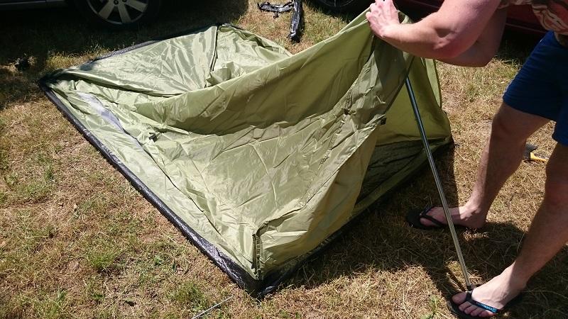 MFH Minipack „Minipack“ 2 personen oliv 213x137x97cm