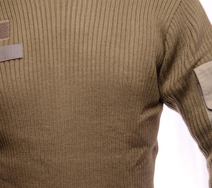 O&T Pullover Sweater CR Army grün