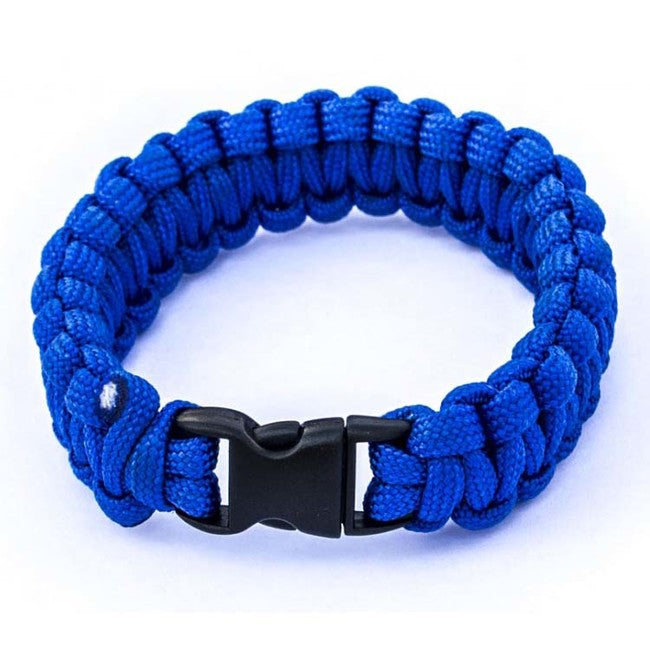 O&T Armband paracord Kunststoff- pracka, blau
