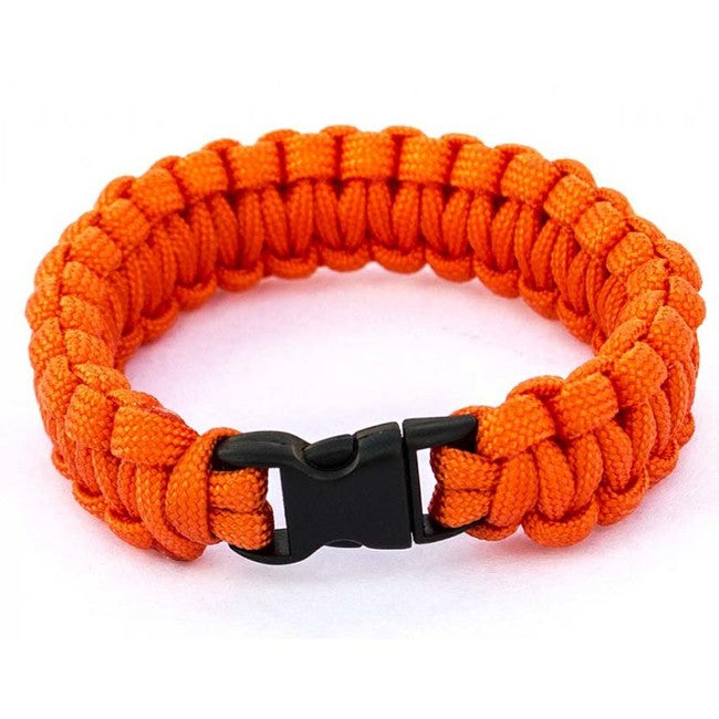 O&T Armband paracord Kunststoff- pracka, orange