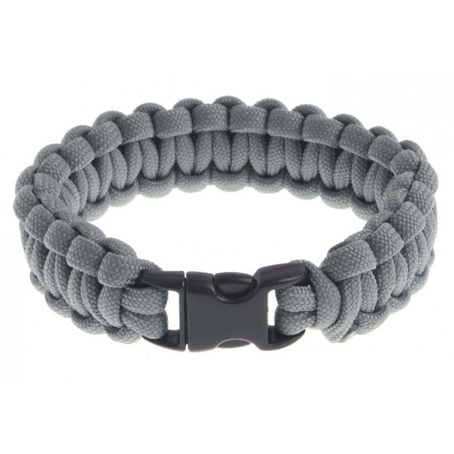 O&T Armband paracord Kunststoff- pracka, grau