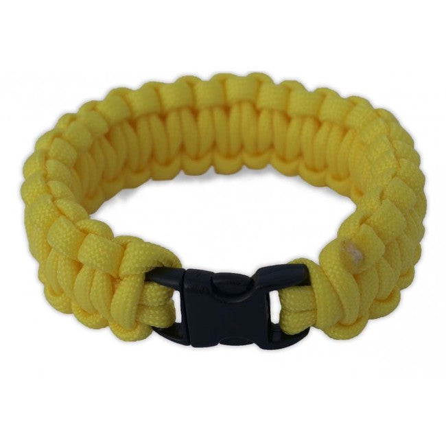 O&T Armband paracord Kunststoff- pracka, gelb