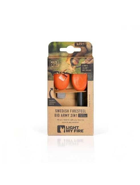 Light My Fire BIO army 2 in 1 feuerstahl, schwarz