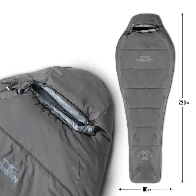 Tac Maven Schlafsack Mumie 360gr/m², cinder grey