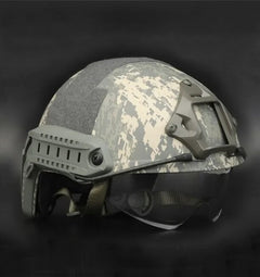 DRAGOWA Tactical Fast MH taktischer Helm mit Brille Charger, ACU (ohne Zertifizierung)