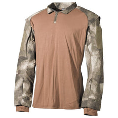MFH Professional Americke Taktische T-Shirt Langarm, HDT-camo