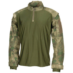 MFH Professional Americke Taktische T-Shirt Langarm, HDT-camo FG