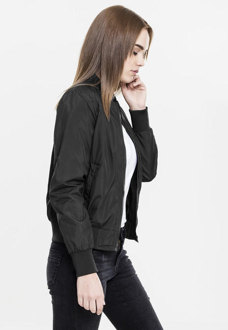 Urban Classics Light Bomberjacke, schwarz