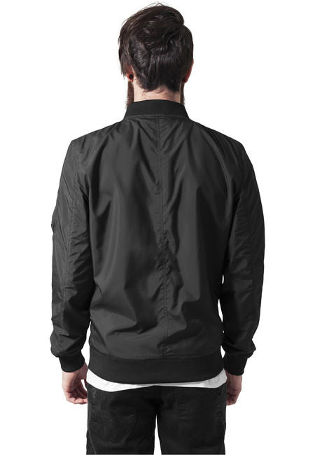 Urban Classics bunda Light bomber, čierna