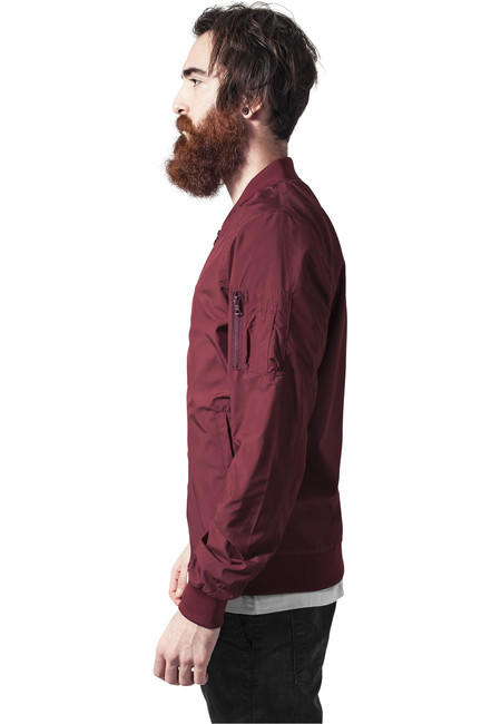 Urban Classics bomber Light Bomber, bordová
