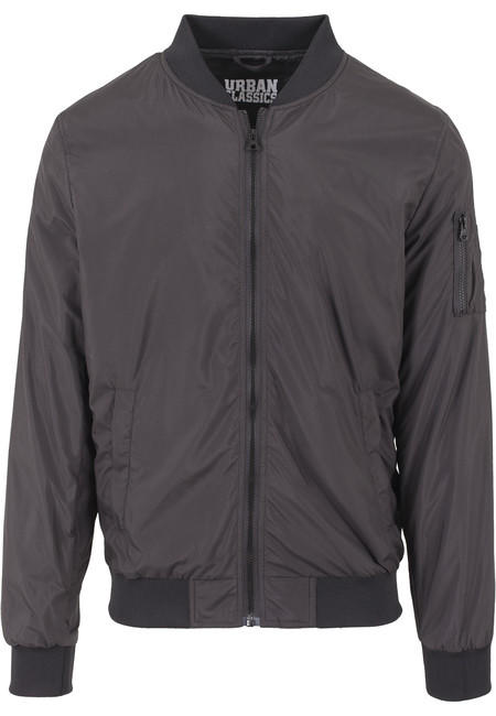Urban Classics bunda Light bomber, čierna