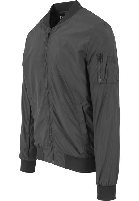 Urban Classics bunda Light bomber, čierna