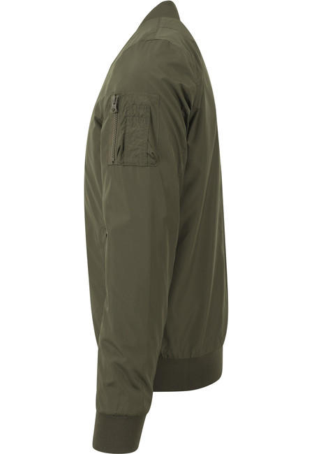Urban Classics bunda Light Bomber, olivová