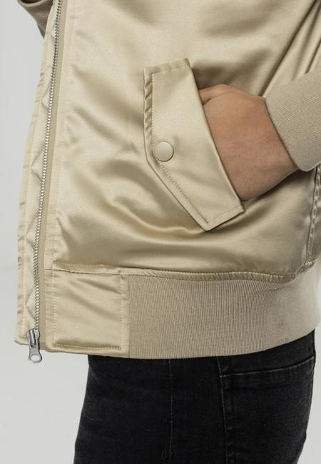 Urban Classics dámska saténová bomber bunda