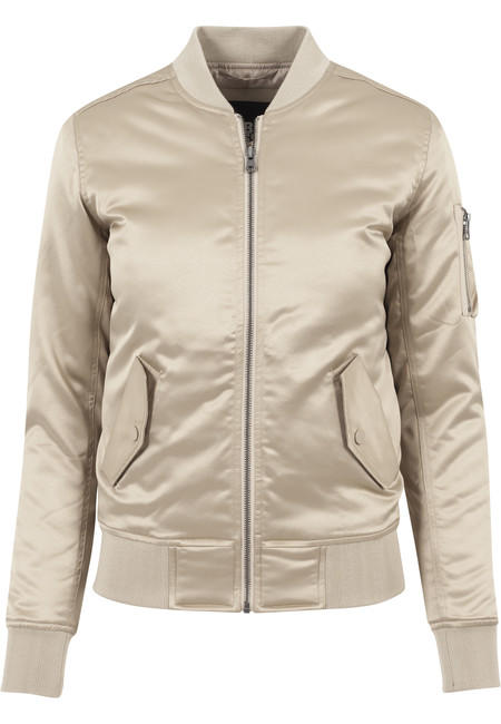 Urban Classics dámska saténová bomber bunda