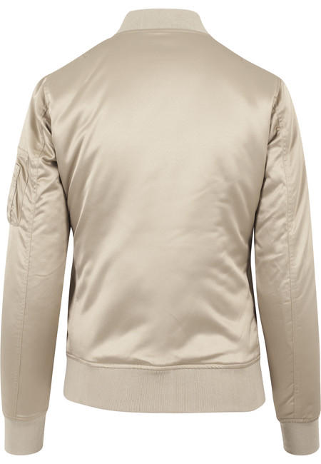 Urban Classics dámska saténová bomber bunda