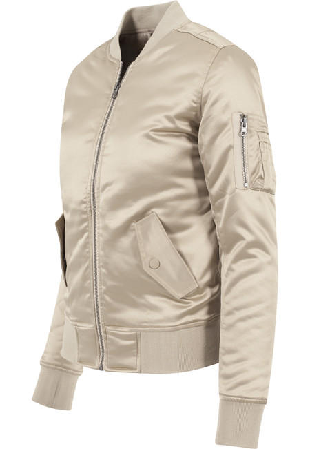 Urban Classics dámska saténová bomber bunda