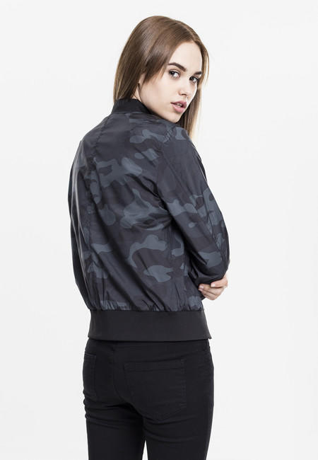 Urban Classics dámska light bomber maskáčová bunda