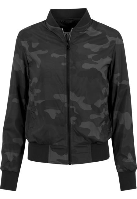 Urban Classics dámska light bomber maskáčová bunda