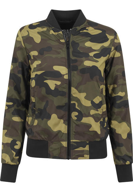 Urban Classics dámska light bomber maskáčová bunda