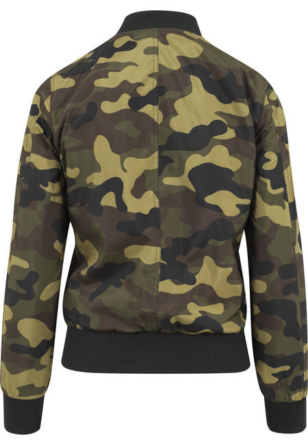 Urban Classics dámska light bomber maskáčová bunda