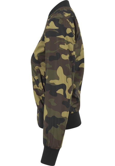 Urban Classics dámska light bomber maskáčová bunda