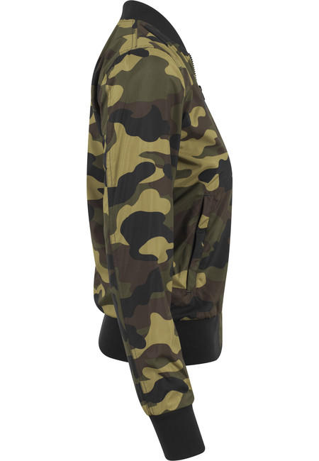 Urban Classics dámska light bomber maskáčová bunda