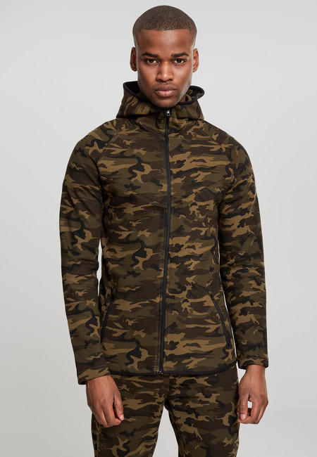 Urban Classics pánska maskáčová mikina na zips