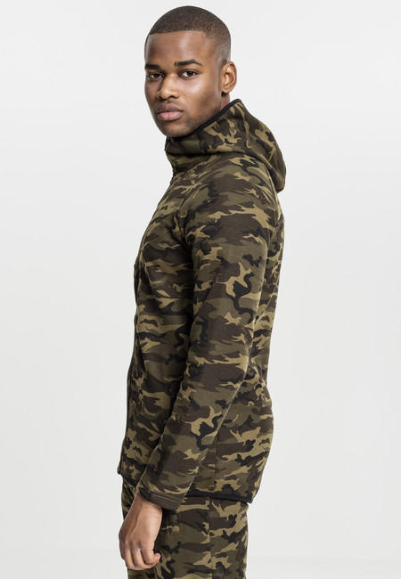 Urban Classics pánska maskáčová mikina na zips