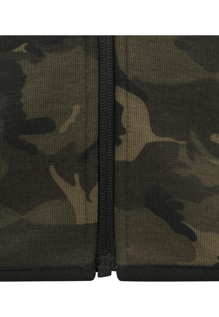 Urban Classics pánska maskáčová mikina na zips