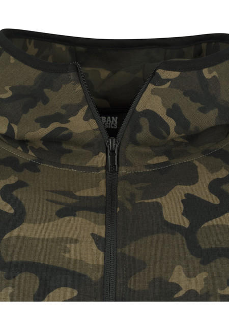 Urban Classics pánska maskáčová mikina na zips