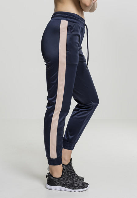 Urban Classics Cuff Track Damen-Jogginghose, navy light rose