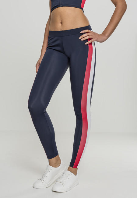 Urban Classics Side Stripe Damen Leggings, Navy