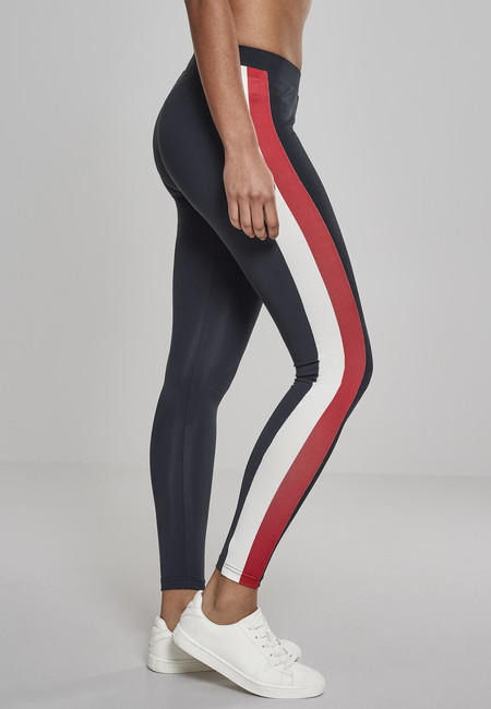 Urban Classics Side Stripe Damen Leggings, Navy
