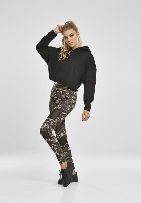 Urban Classics Tech Mesh γυναικείο κολάν, wood digital camo