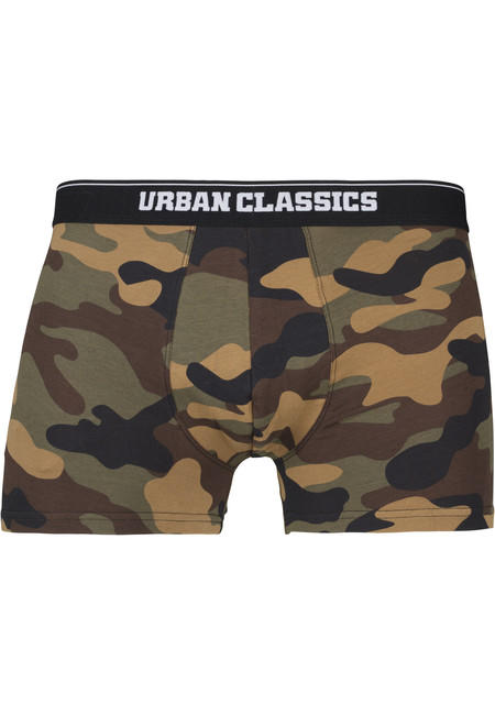 Urban Classics boxerky 2-pack, wood camo