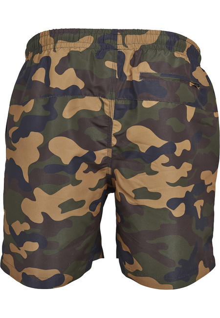 Urban Classics pánske maskáčové plavky