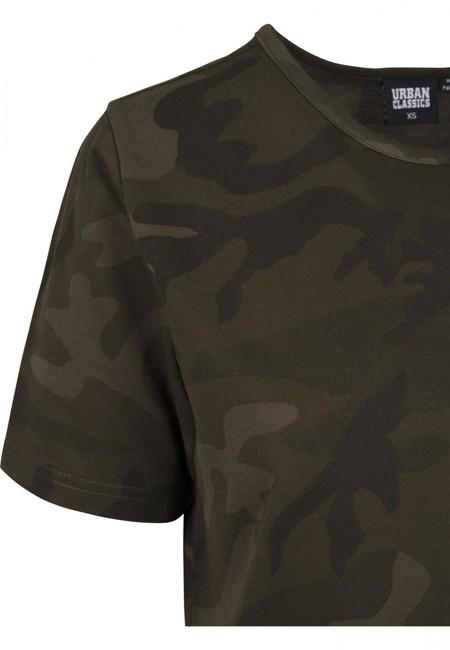 Urban Classics dámske maskáčové šaty, olive camo