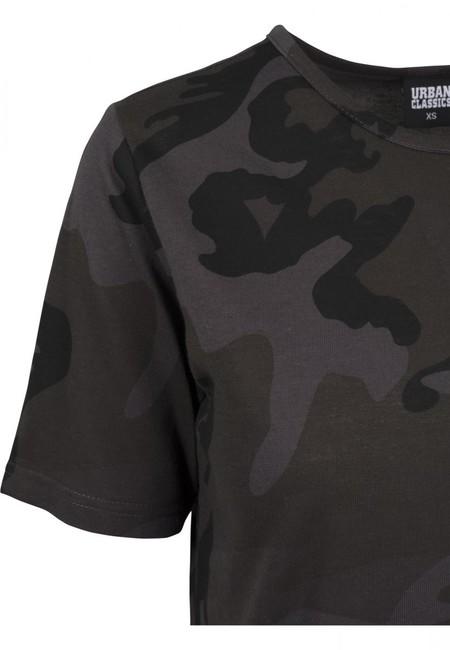 Urban Classics dámske maskáčové šaty, dark camo